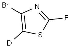 4-bromo-2-fluorothiazole-5-d Struktur