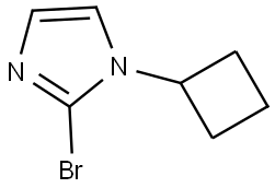 2-bromo-1-cyclobutyl-1H-imidazole Struktur