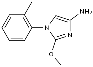 2-methoxy-1-(o-tolyl)-1H-imidazol-4-amine Struktur