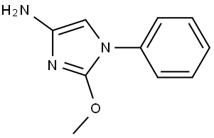 2-methoxy-1-phenyl-1H-imidazol-4-amine Struktur