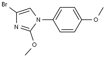 4-bromo-2-methoxy-1-(4-methoxyphenyl)-1H-imidazole Struktur