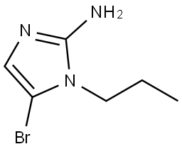 5-bromo-1-propyl-1H-imidazol-2-amine Struktur