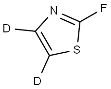 2-fluorothiazole-4,5-d2 Struktur