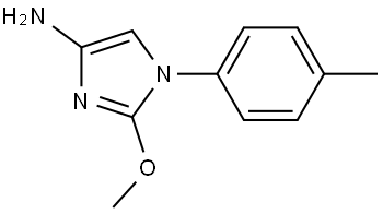 2-methoxy-1-(p-tolyl)-1H-imidazol-4-amine Struktur