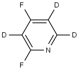 2,4-difluoropyridine-3,5,6-d3 Struktur