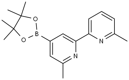 6,6'-dimethyl-4-(4,4,5,5-tetramethyl-1,3,2-dioxaborolan-2-yl)-2,2'-bipyridine Struktur