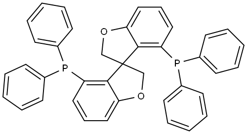 Phosphine, 1,1'-(3R)-3,3'(2H,2'H)-spirobi[benzofuran]-4,4'-diylbis[1,1-diphenyl- Struktur