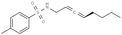 (R)-4-methyl-N-(octa-2,3-dien-1-yl)benzenesulfonamide Struktur