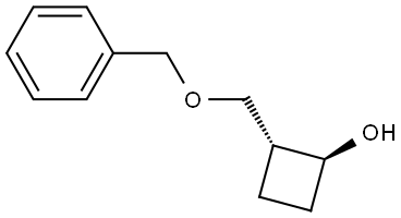 (1S,2R)-2-(benzyloxymethyl)cyclobutanol Struktur