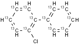 2-MONOCB (PCB-1) (13C12, 99%) 40+/-2 ug/ml in Nonane Struktur