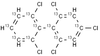 2,2',4,6,6'-PENTACB (PCB-104) (13C12, 98%) 40+/-2 ug/ml in Nonane Struktur