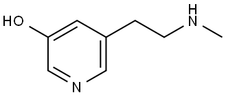 5-(2-(methylamino)ethyl)pyridin-3-ol Struktur