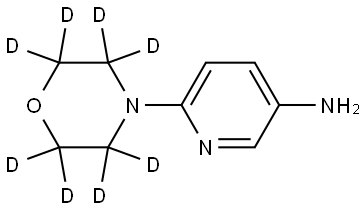 6-(morpholino-d8)pyridin-3-amine Struktur