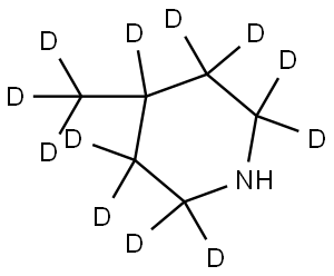 4-(methyl-d3)piperidine-2,2,3,3,4,5,5,6,6-d9 Struktur