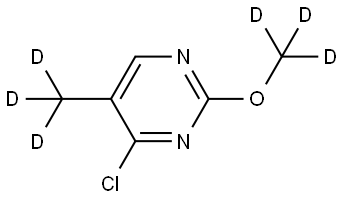 4-chloro-2-(methoxy-d3)-5-(methyl-d3)pyrimidine Structure