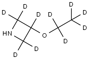 3-(ethoxy-d5)azetidine-2,2,3,4,4-d5 Struktur