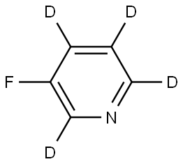 3-fluoropyridine-2,4,5,6-d4 Struktur