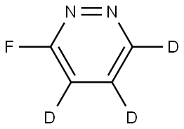 3-fluoropyridazine-4,5,6-d3 Struktur