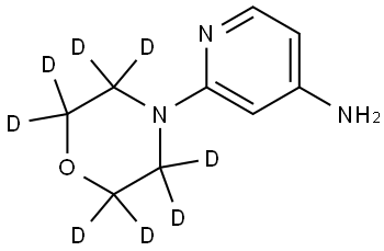 2-(morpholino-d8)pyridin-4-amine Struktur