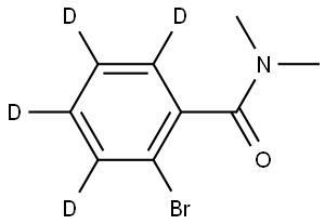 2-bromo-N,N-dimethylbenzamide-3,4,5,6-d4 Struktur