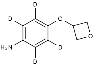 4-(oxetan-3-yloxy)benzen-2,3,5,6-d4-amine Struktur