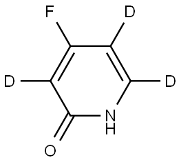 4-fluoropyridin-3,5,6-d3-2-ol Struktur