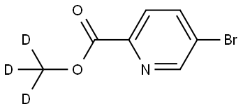 methyl-d3 5-bromopicolinate Struktur