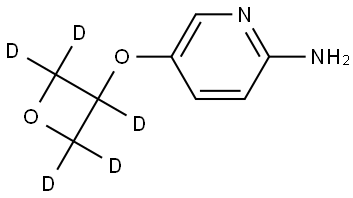 5-((oxetan-3-yl-d5)oxy)pyridin-2-amine Struktur