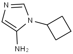 1-cyclobutyl-1H-imidazol-5-amine Struktur