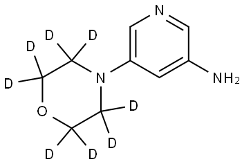 5-(morpholino-d8)pyridin-3-amine Struktur