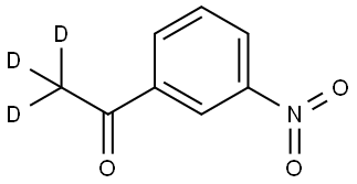 1-(3-nitrophenyl)ethan-1-one-2,2,2-d3 Struktur