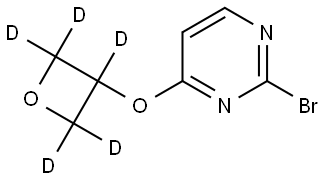 2-bromo-4-((oxetan-3-yl-d5)oxy)pyrimidine Struktur