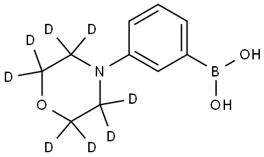 (3-(morpholino-d8)phenyl)boronic acid Struktur