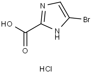 5-Bromo-1H-imidazole-2-carboxylic acid hydrochloride Struktur