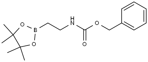 2-(N-Cbz-Amino)ethylboronic acid pinacol ester Struktur