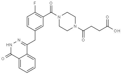 OLAPARIB IMPURITY 5-SUCCINIC ACID 結(jié)構(gòu)式