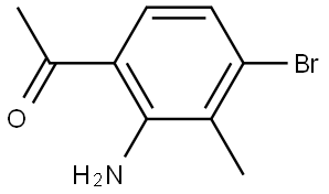 1-(2-Amino-4-bromo-3-methyl-phenyl)-ethanone Struktur