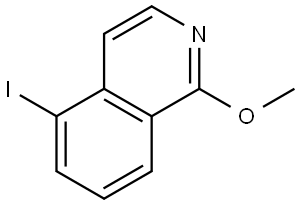 Isoquinoline, 5-iodo-1-methoxy- Struktur