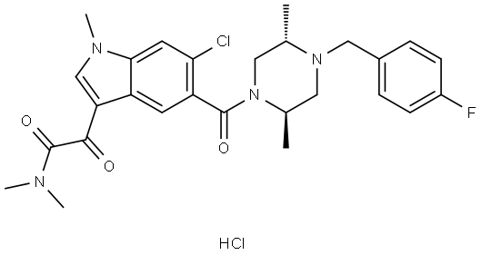 SCIO 469 hydrochloride Struktur