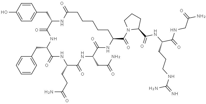 argipressin, Asu(1,6)- Struktur