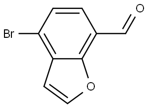 4-Bromobenzofuran-7-carbaldehyde Struktur