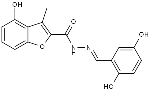 4-Hydroxy-3-methyl-2-benzofurancarboxylic acid (2E)-2-[(2,5-dihydroxyphenyl)met... .|