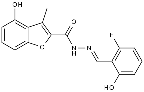 4-Hydroxy-3-methyl-2-benzofurancarboxylic acid (2E)-2-[(2-fluoro-6-hydroxyphenyl...|