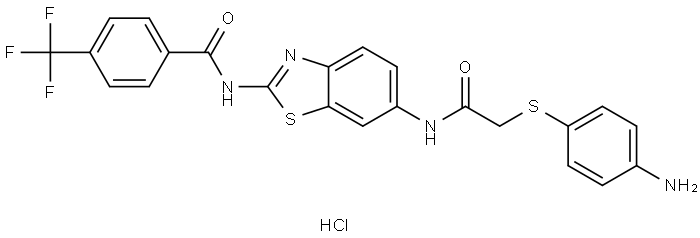 ZM223 hydrochloride Struktur