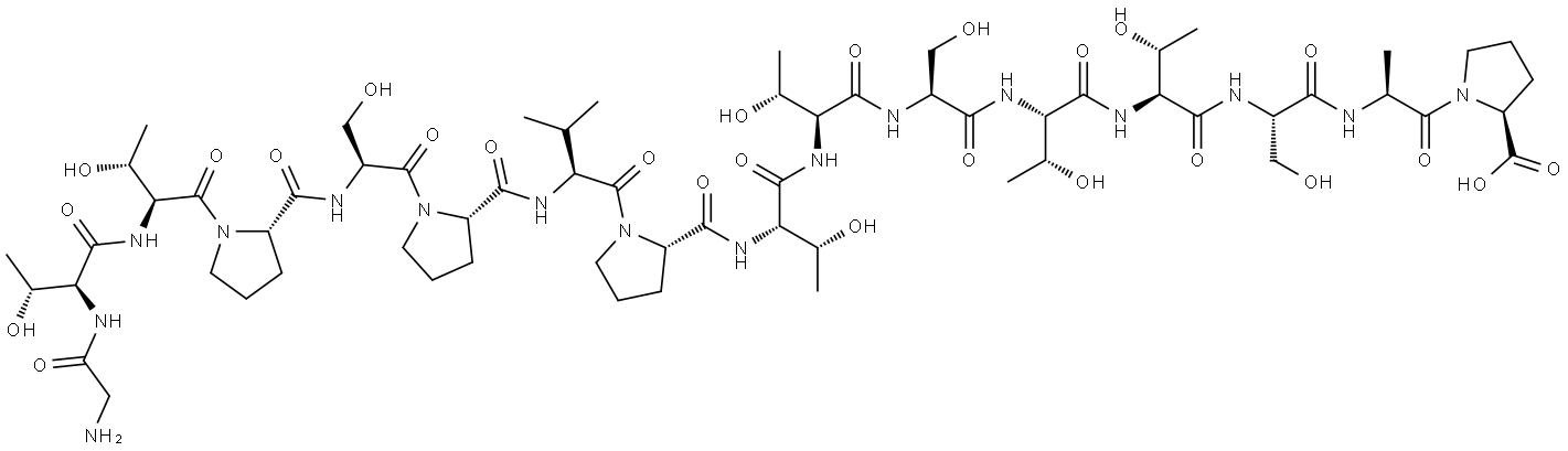 MUC5AC motif peptide Struktur