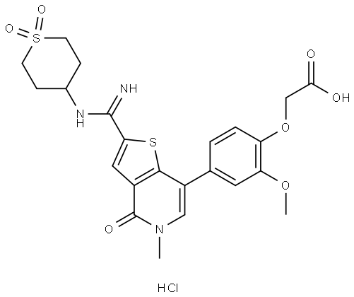 PROTAC BRD9-binding moiety 1 hydrochloride Struktur