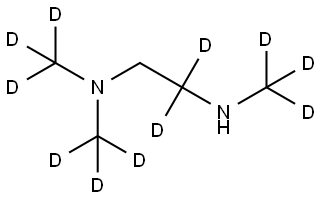 N1,N1,N2-tris(methyl-d3)ethane-2,2-d2-1,2-diamine Struktur