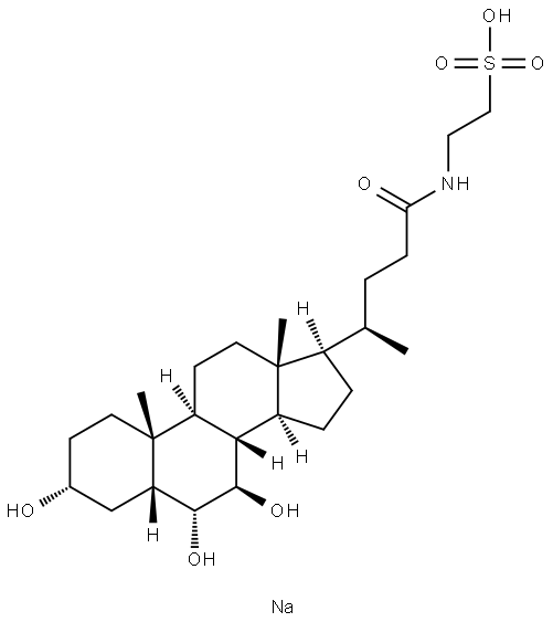 Tauro-ω-muricholic Acid (sodium salt) Struktur