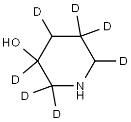 piperidin-2,2,3,4,5,5,6-d7-3-ol Struktur