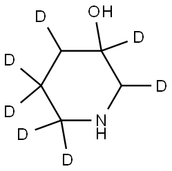 piperidin-2,3,4,5,5,6,6-d7-3-ol Struktur